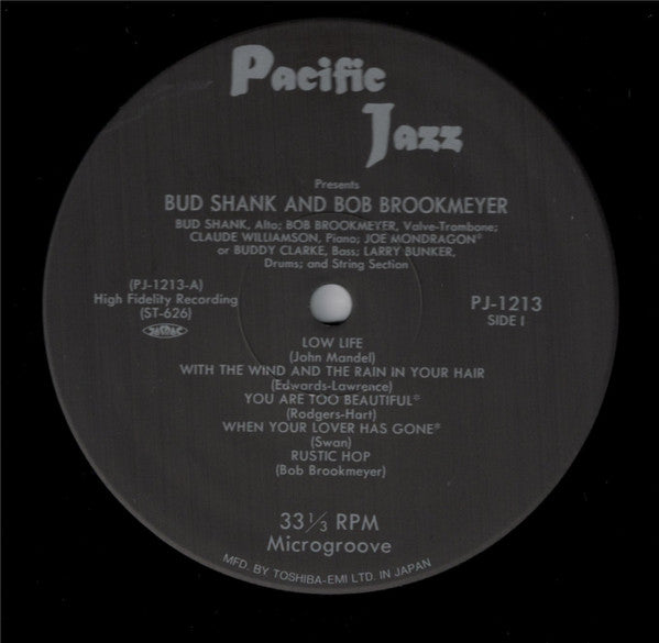 Bud Shank - Strings & Trombones (The Saxophone Artistry Of Bud Shank) (Vinyl, LP, Album, Reissue, Mono) Very Good Plus (VG+) / Very Good Plus (VG+)