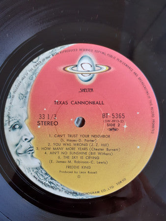Freddie King - Texas Cannonball (Vinyl, LP, Reissue) Very Good Plus (VG+) / Very Good Plus (VG+)