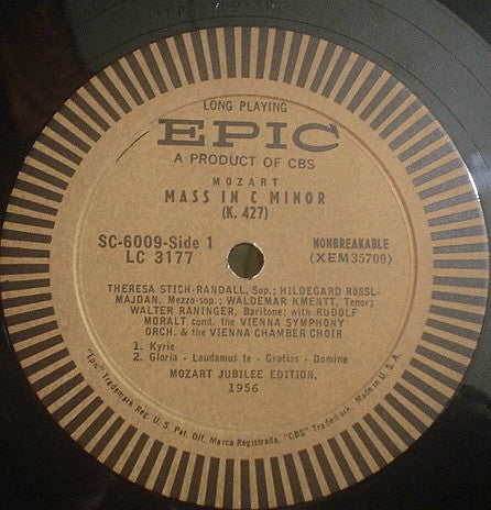 Wolfgang Amadeus Mozart - Mass In C Minor (K. 427) (2xVinyl, LP, Album) Very Good (VG) / Very Good (VG)