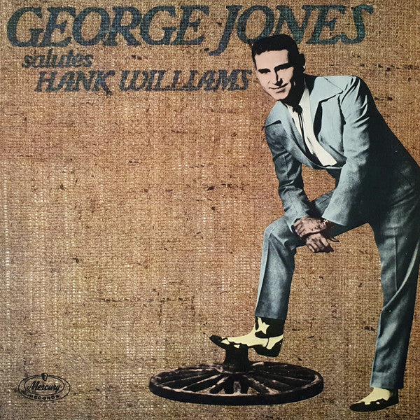 George Jones (2) - George Jones Salutes Hank Williams (Vinyl, LP, Album, Reissue, Stereo) Very Good (VG) / Very Good Plus (VG+)