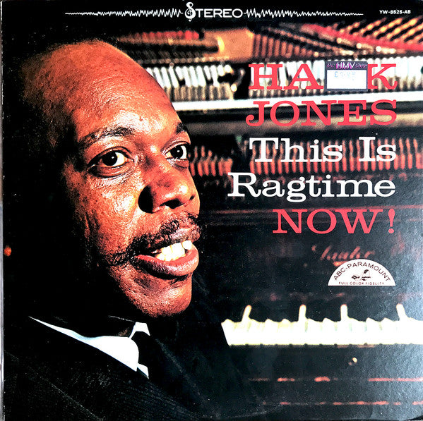 Hank Jones - This Is Ragtime Now (Vinyl, LP, Album, Reissue, Stereo) Near Mint (NM or M-) / Very Good Plus (VG+)