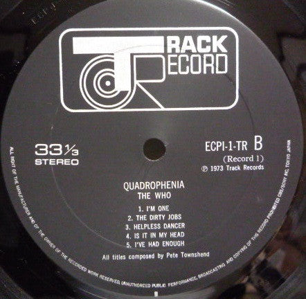 The Who - Quadrophenia (Vinyl, LP, Album, Reissue)