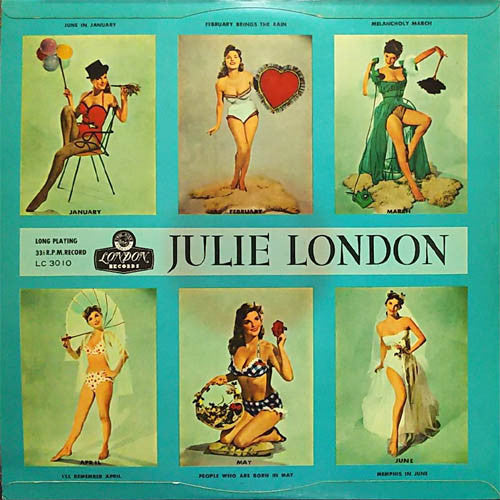 Julie London - Calendar Girl (Vinyl, LP, Album, Mono) Very Good (VG) / Very Good Plus (VG+)