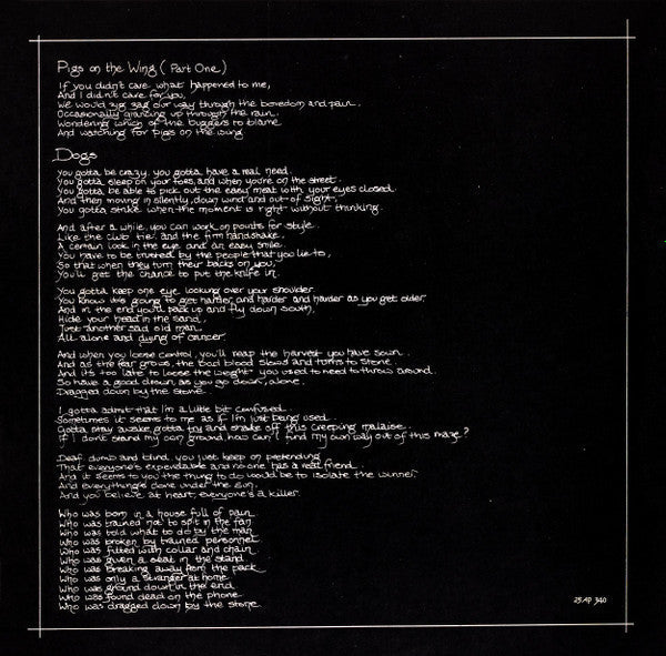 Pink Floyd - Animals = アニマルズ (Vinyl, LP, Album, Stereo)