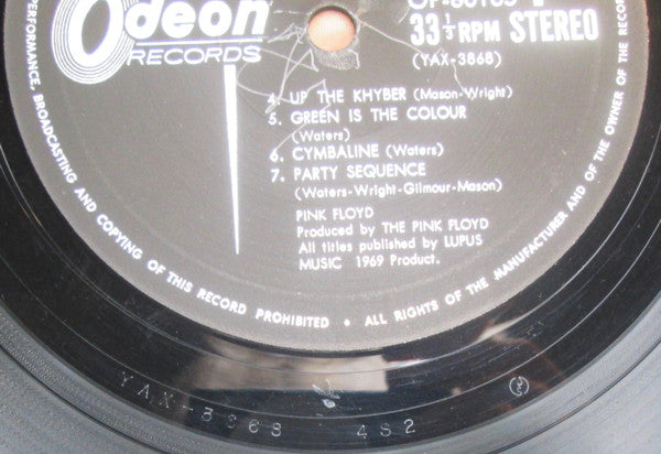 Pink Floyd - Soundtrack From The Film "More" (Vinyl, LP, Album, Reissue, Stereo) Very Good Plus (VG+) / Good (G)