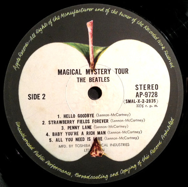 The Beatles - Magical Mystery Tour (Vinyl, LP, Compilation, Reissue, Stereo) Very Good Plus (VG+) / Good Plus (G+)