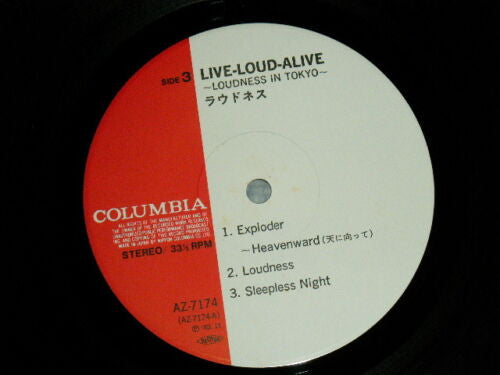 Loudness (5) - Live-Loud-Alive (Loudness In Tokyo) (Vinyl, LP, Album)
