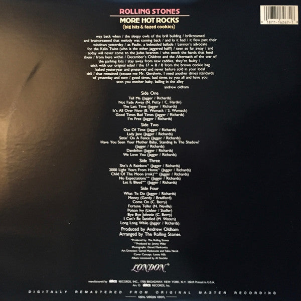 The Rolling Stones - More Hot Rocks (Big Hits & Fazed Cookies) (2xVinyl, LP, Compilation, Reissue, Remastered) Very Good Plus (VG+) / Very Good Plus (VG+)