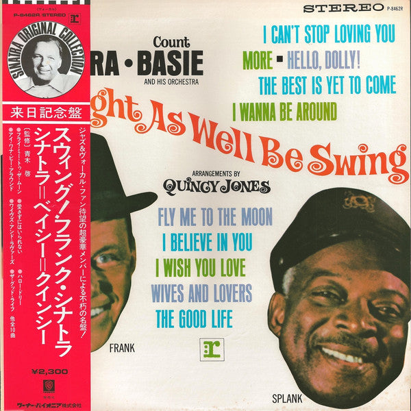 Frank Sinatra - It Might As Well Be Swing (Vinyl, LP, Reissue, Stereo) Very Good Plus (VG+) / Very Good (VG)