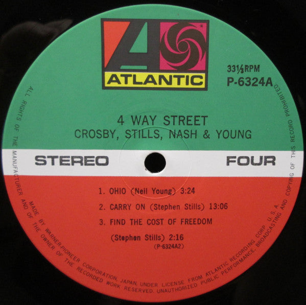 Crosby, Stills, Nash & Young - 4 Way Street (Vinyl, LP, Album, Reis...
