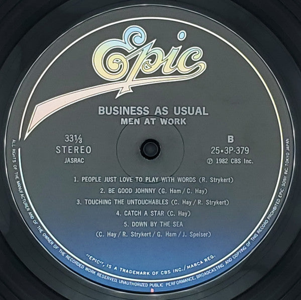Men At Work - Business As Usual (Vinyl, LP, Album)