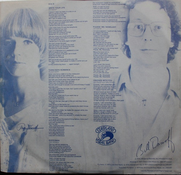 Starland Vocal Band - Late Nite Radio (Vinyl, LP) Very Good (VG) / Good Plus (G+)