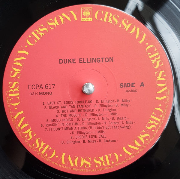 Duke Ellington - Duke Ellington (Vinyl, LP, Compilation, Club Edition, Mono) Very Good Plus (VG+) / Very Good Plus (VG+)