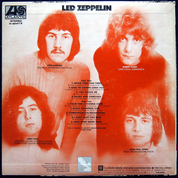 Led Zeppelin - Led Zeppelin (Vinyl, LP, Album, Reissue, Stereo)