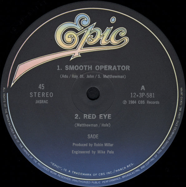 Sade - Smooth Operator (Vinyl, 12") Near Mint (NM or M-) / Very Good Plus (VG+)