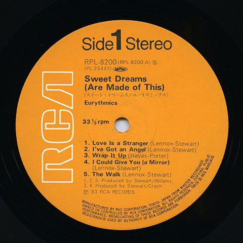 Eurythmics - Sweet Dreams (Are Made Of This) (Vinyl, LP, Album)