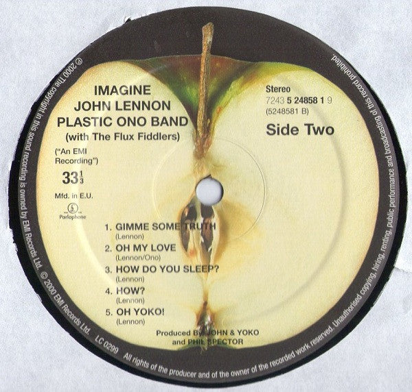 John Lennon - Imagine (Vinyl, LP, Album, Reissue, Remastered) Very Good Plus (VG+) / Very Good Plus (VG+)