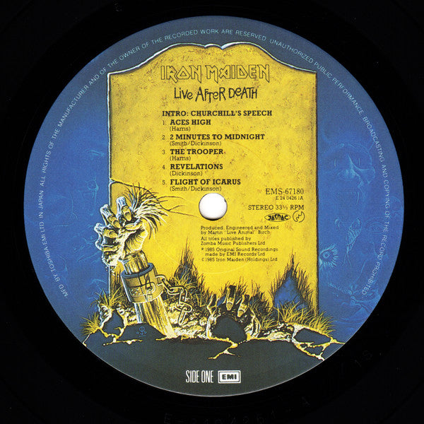 Iron Maiden - Live After Death (2xVinyl, LP, Album) Near Mint (NM or M-) / Near Mint (NM or M-)