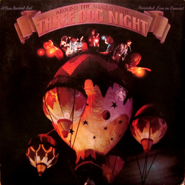 Three Dog Night - Around The World With Three Dog Night (2xVinyl, LP, Album, Stereo) Very Good Plus (VG+) / Very Good (VG)