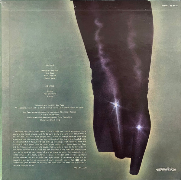 The Velvet Underground - 1969 Velvet Underground Live With Lou Reed = 1969 ヴェルヴェット・アンダーグラウンド・ライヴ (Vinyl, LP, Album, Reissue) Near Mint (NM or M-) / Very Good Plus (VG+)
