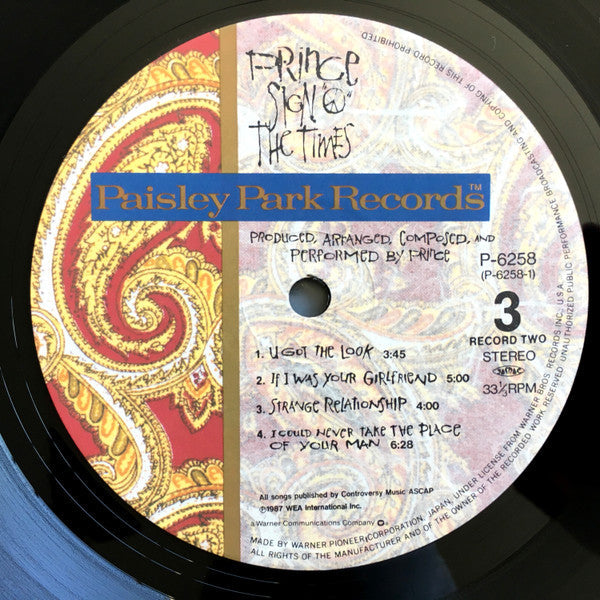 Prince - Sign "O" The Times (Vinyl, LP, Album)
