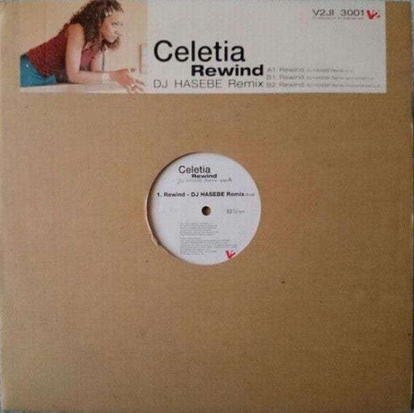 Celetia - Rewind (DJ Hasebe Remix) (Vinyl, 12", 33 ⅓ RPM) Very Good (VG) / Very Good Plus (VG+)