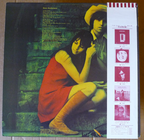 Eric Andersen (2) - Eric Andersen (Vinyl, LP, Album) Very Good Plus (VG+) / Good Plus (G+)