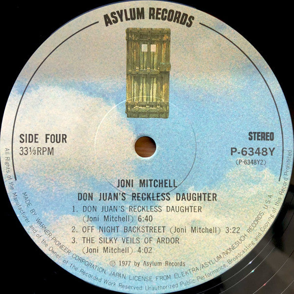 Joni Mitchell - Don Juan's Reckless Daughter (2xVinyl, LP, Album, Stereo) Very Good Plus (VG+) / Very Good (VG)