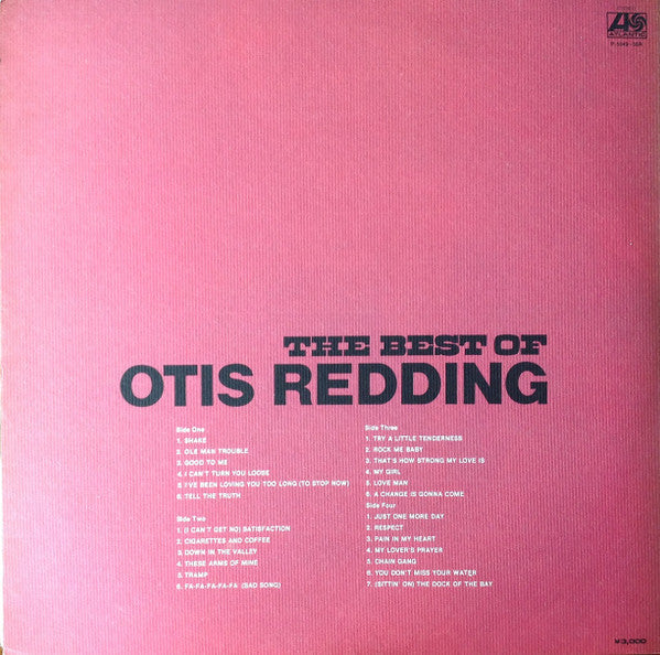 Otis Redding - The Best Of Otis Redding (2xVinyl, LP, Compilation, Stereo) Very Good (VG) / Very Good (VG)