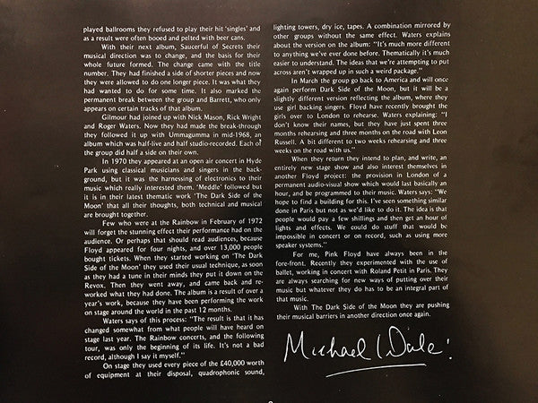Pink Floyd - The Dark Side Of The Moon = 狂気 (Vinyl, LP, Album, Reis...