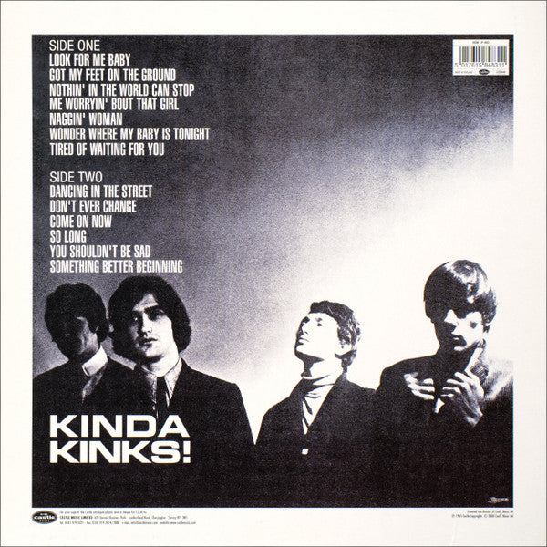 The Kinks - Kinda Kinks (Vinyl, LP, Album, Reissue, Mono) Near Mint (NM or M-) / Near Mint (NM or M-)