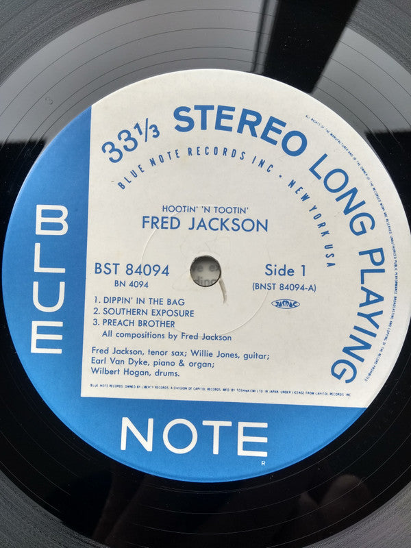 Fred Jackson - Hootin' 'N Tootin' (Vinyl, LP, Album, Stereo, Reissue, Limited Edition) Near Mint (NM or M-) / Near Mint (NM or M-)
