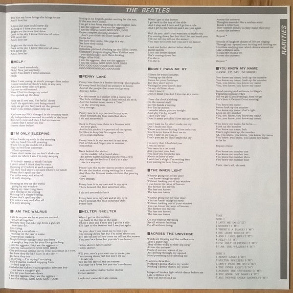 The Beatles - Rarities = レアリティーズ Vol.2 (Vinyl, LP, Compilation, Ste...