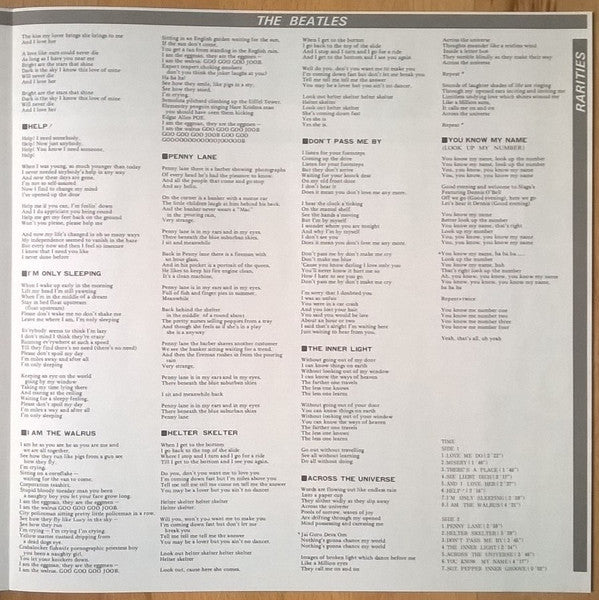 The Beatles - Rarities = Rarities Vol.2 (Vinyl, LP, Compilation, Stereo, Mono) Very Good Plus (VG+) / Very Good Plus (VG+)