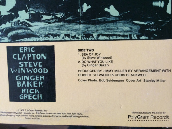 Blind Faith (2) - Blind Faith (Vinyl, LP, Album, Reissue) Very Good (VG) / Good Plus (G+)