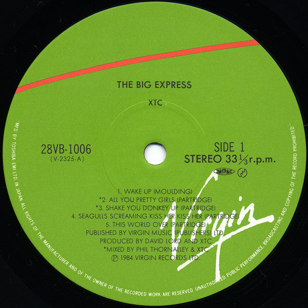 XTC - The Big Express (Vinyl, LP, Album) Very Good Plus (VG+) / Very Good (VG)