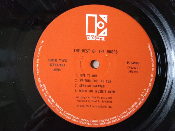 The Doors - The Best Of The Doors (2xLP, Compilation, Remastered) - Very Good Plus (VG+) / Very Good Plus (VG+)