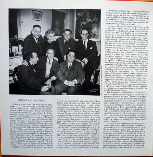 Georges Auric - Imaginées (Vinyl, LP, Album, Quadraphonic) Very Good Plus (VG+) / Very Good Plus (VG+)