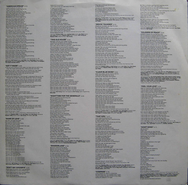 Crosby, Stills, Nash & Young - American Dream (Vinyl, LP, Album) Near Mint (NM or M-) / Very Good Plus (VG+)