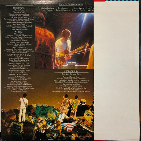 Santana - Santana Live In Japan (Vinyl, LP, Album, Compilation)