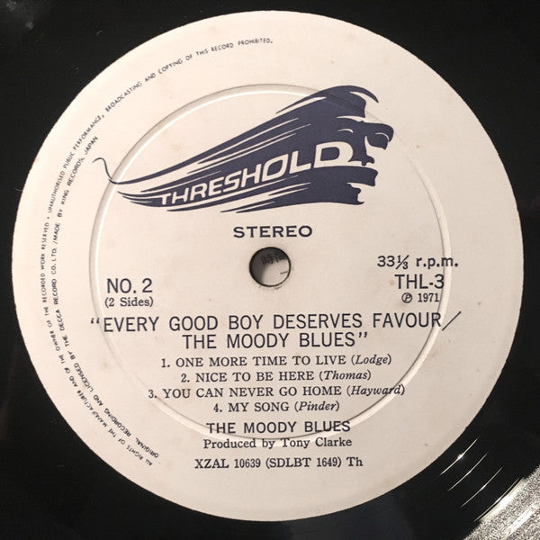 The Moody Blues - Every Good Boy Deserves Favour (Vinyl, LP, Album)