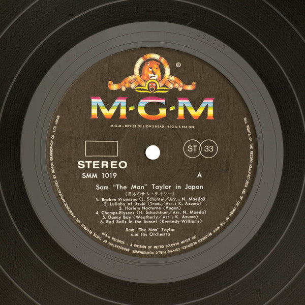 Sam Taylor And His Orchestra - Sam "The Man" Taylor In Japan (Vinyl, LP, Stereo) Very Good (VG) / Very Good (VG)