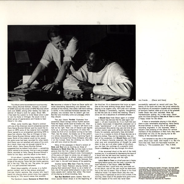 Oscar Peterson - My Favorite Instrument (Vinyl, LP, Album, Repress) Very Good Plus (VG+) / Very Good (VG)