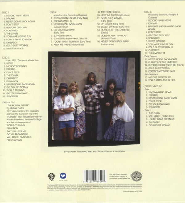Fleetwood Mac - Rumours (CD, CD, DVD, CD, CD, Vinyl, Box Set, Album, Reissue, Remastered, Remastered, DVD-Video, NTSC, Remastered, Remastered, LP, Album, Reissue, Remastered, Deluxe Edition, Limited Edition) Near Mint (NM or M-) / Very Good Plus (VG+)