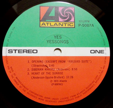 Yes - Yessongs (Vinyl, LP, Album)