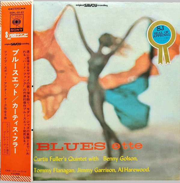Curtis Fuller's Quintet - Blues-ette = ブルースエット (Vinyl, LP, Album, Reissue, Stereo) Very Good Plus (VG+) / Good Plus (G+)