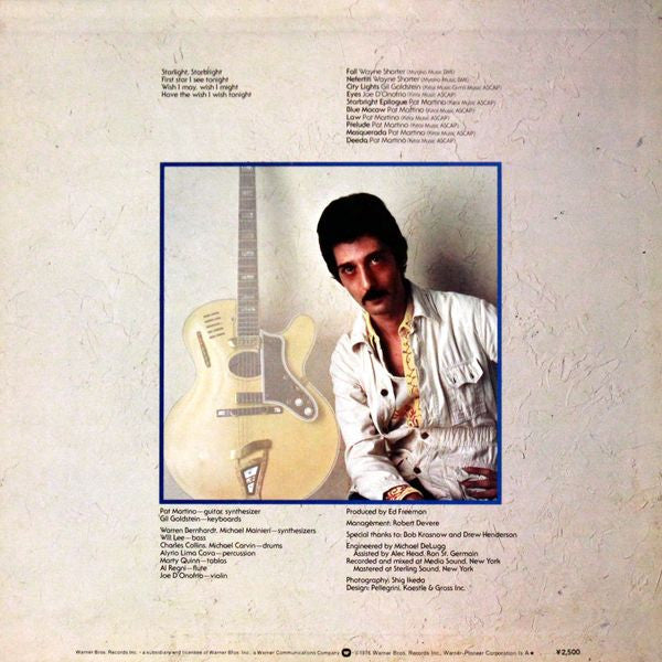 Pat Martino - Starbright (Vinyl, LP, Album, Promo) Very Good Plus (VG+) / Good Plus (G+)