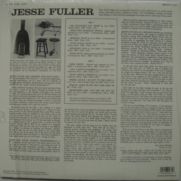 Jesse Fuller - San Francisco Bay Blues (Vinyl, LP, Album, Stereo, R...