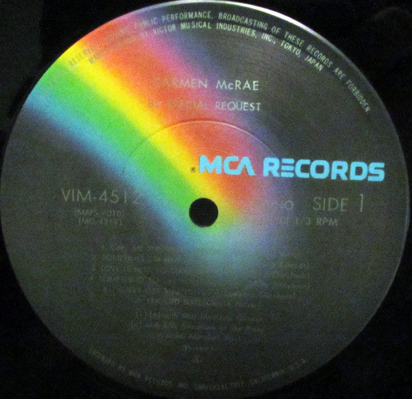 Carmen McRae - By Special Request (Vinyl, LP, Mono, Reissue)