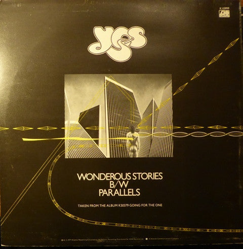 Yes - Wonderous Stories (Vinyl, 12", 45 RPM, Single, Limited Edition) Good Plus (G+) / Good Plus (G+)